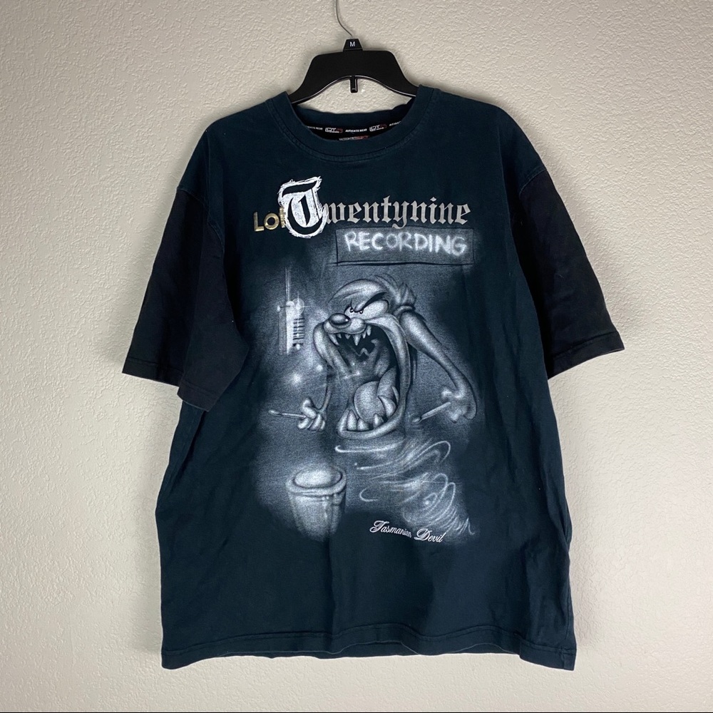 Lot 29 Tazmanian Devil Recording Shirt Vintage XXL